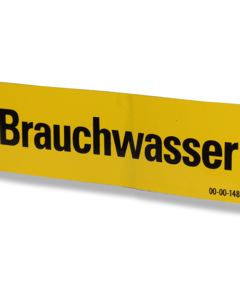 Aufkleber D: Brauchwasser